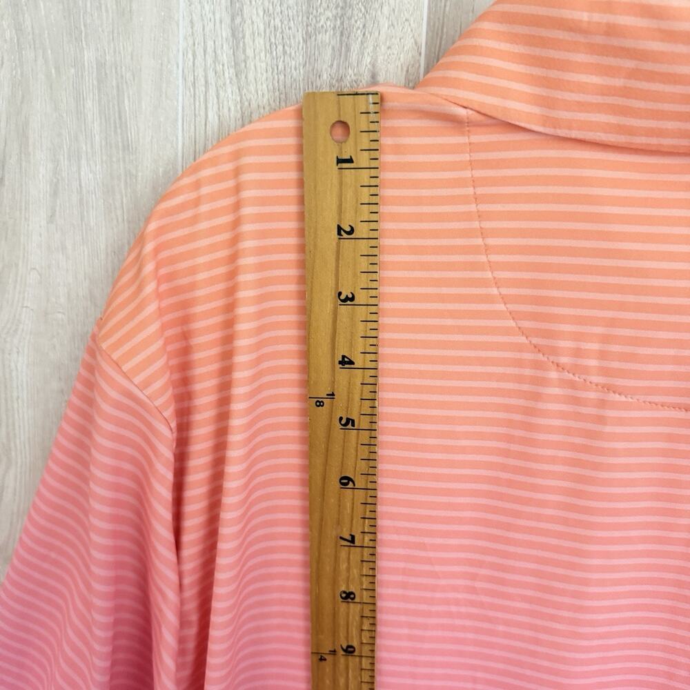 NWT Birdie Bound Polo Shirt Mens Large Ombre Pink Color Golf Casual Short Sleeve - Picture 5 of 11